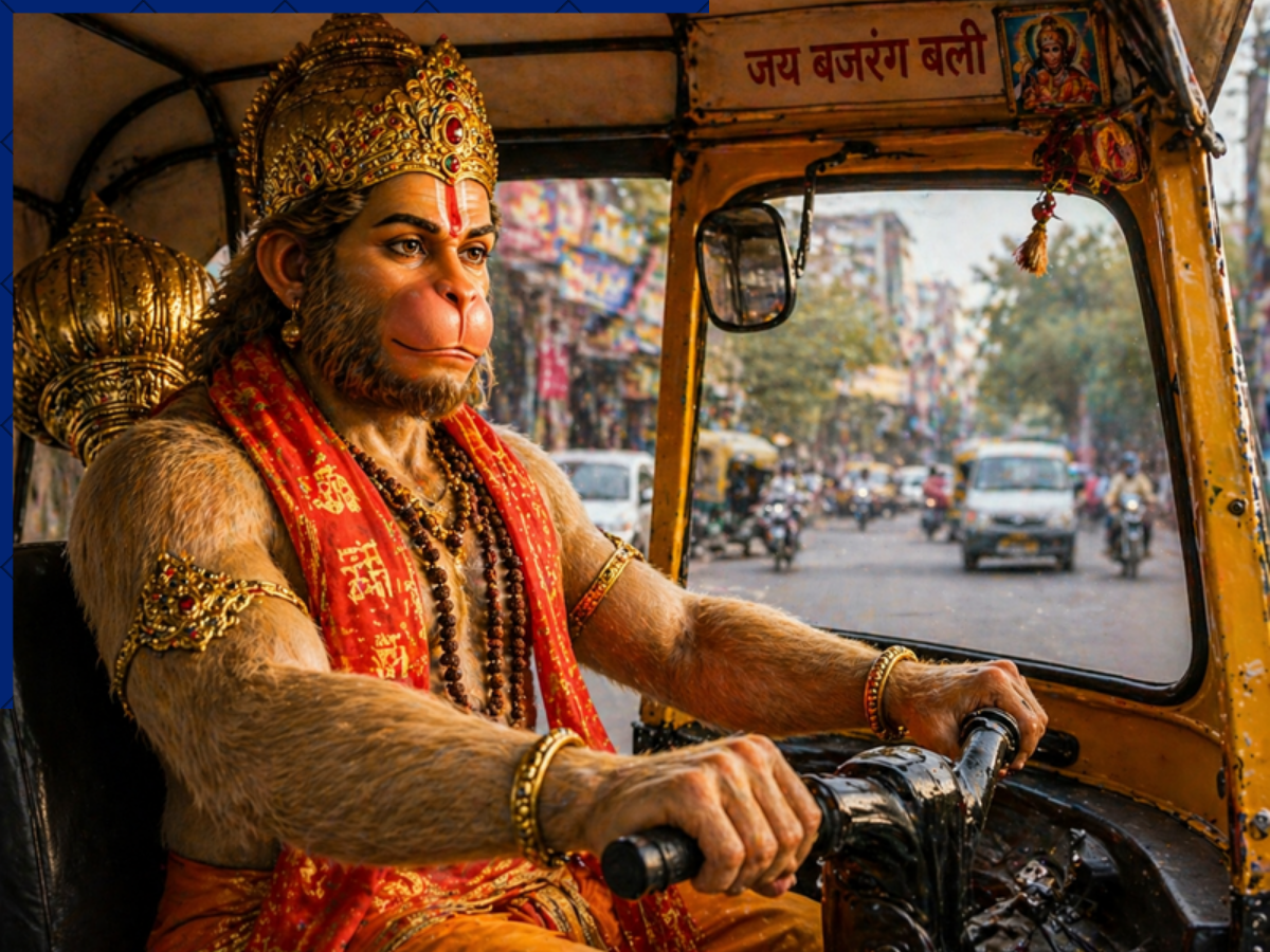 ऑटो ड्राइवर बने हनुमान जी! वानर सेना संग सड़क पर निकली सवारी, वीडियो इंटरनेट पर वायरल - Photo Gallery