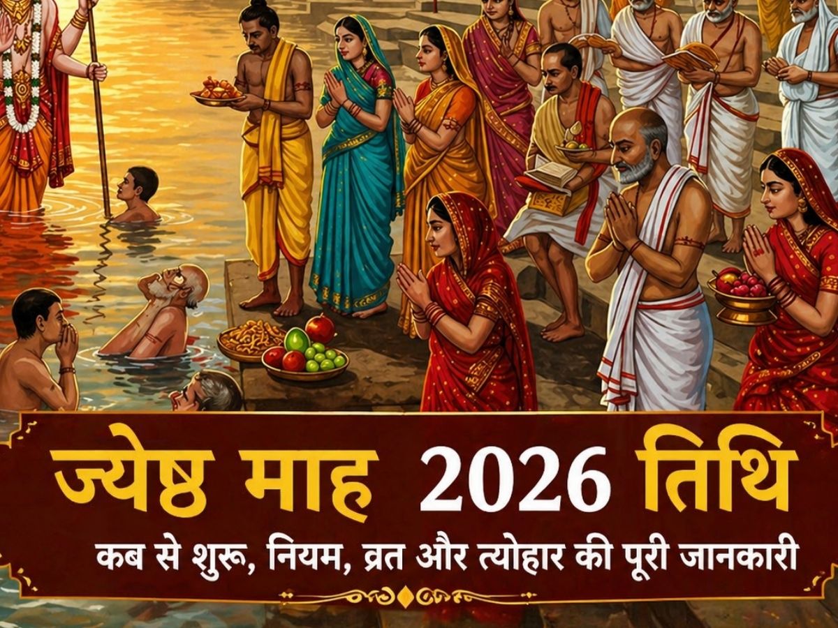 ज्येष्ठ माह 2026 में बड़ा संयोग, 30 नहीं बल्कि 60 दिन तक रहेगा ज्येष्ठ महीना, जानें कब से होगी शुरुआत