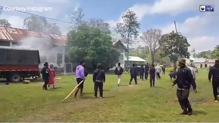 मोइरांग में रॉकेट हमले ने छीनी दो मासूमों की जान,आक्रोशित भीड़ ने किया CRPF कैंप पर हमला, प्रदर्शनकारियों ने तेल टैंकर फूंके!