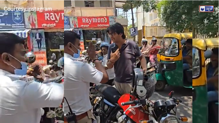 सड़क तेरे बाप की है? बेंगलुरु में DVG रोड पर ‘DL’ नंबर वाली बाइक का तांडव, बीच सड़क अवैध पार्किंग से लगा लंबा जाम!