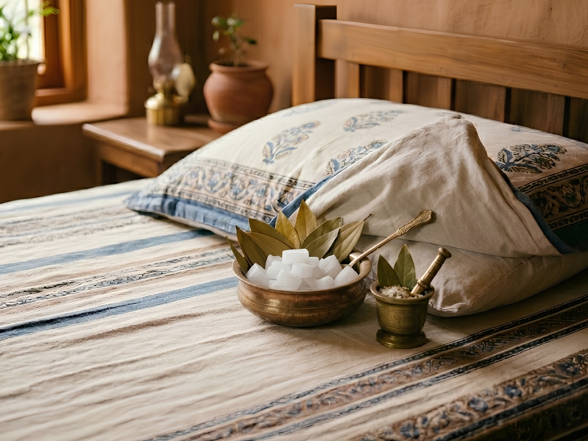 Mix camphor with bay leaves - Photo Gallery