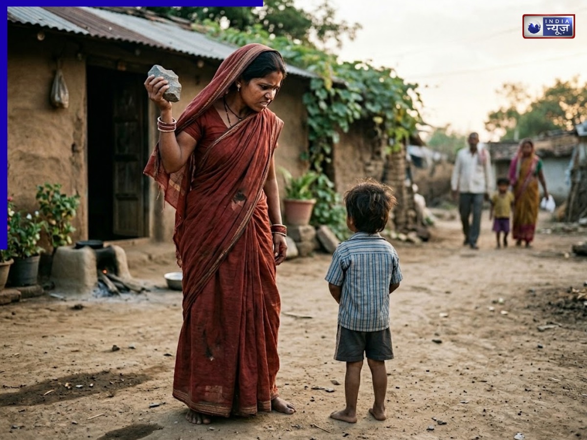 चीखता चिल्लाता रहा ढाई साल का मासूम, नहीं पिघला मां का दिल, पत्थर से कुचल डाला सिर