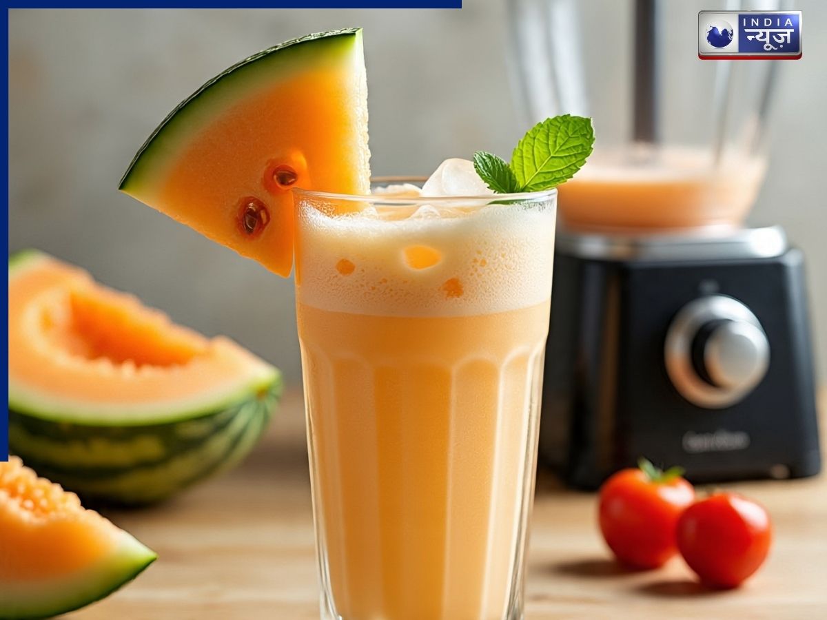 Method for Making Muskmelon Shake - Photo Gallery