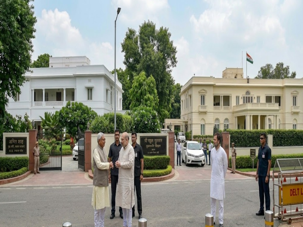 Nitish Kumar becomes the neighbor of Amit Shah and Rahul Gandhi. - Photo Gallery