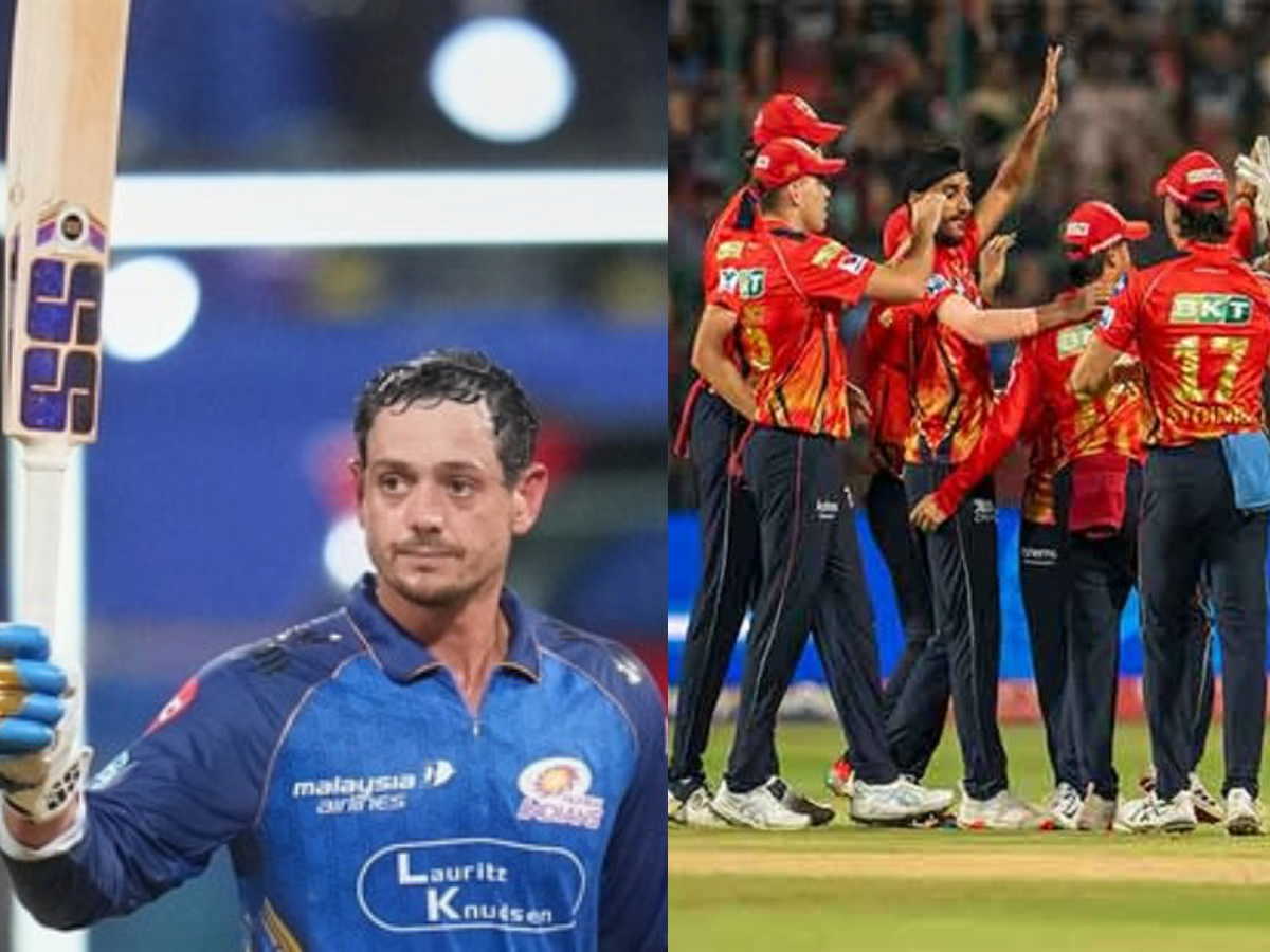 Quinton de Kock  Vs Punjab Kings - Photo Gallery