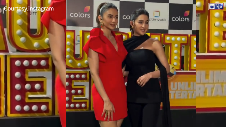 Rakul Preet और Sara Ali Khan ने साथ में दिए किलर पोज, बोल्डनेस और स्टाइल से लूटी महफिल, क्या देखा आपने दोनों का लुक?