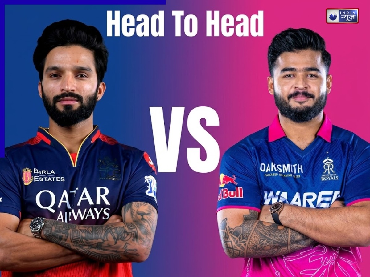 RCB vs RR: क्या आरसीबी रोक पाएगी राजस्थान रॉयल्स का विजय रथ? अब तक कैसा रहा है रिकॉर्ड, कौन मारेगा बाजी?