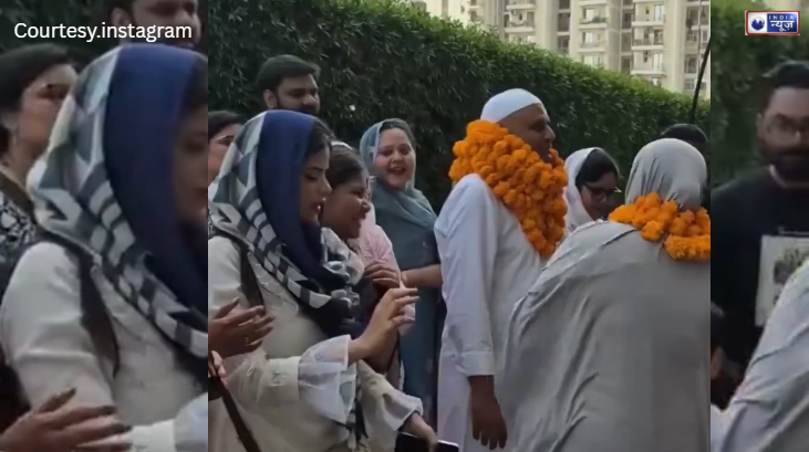 गाजियाबाद में हज यात्रा पर जा रहे मुस्लिम पड़ोसी को हिंदू भाइयों ने गले लगकर दी विदाई, देखें ‘असली भारत’ की तस्वीर!
