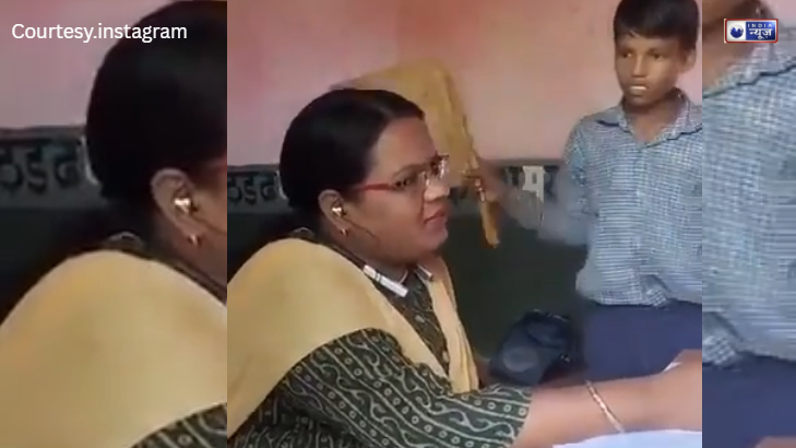 सरकारी स्कूल या निजी दरबार? रीवा के सरकारी स्कूल में मासूम बच्चे से पंखा करवाती शिक्षिका की करतूत कैमरे में कैद!