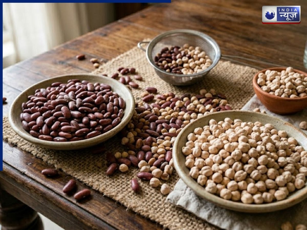Kidney beans and chickpeas take time to soften. - Photo Gallery