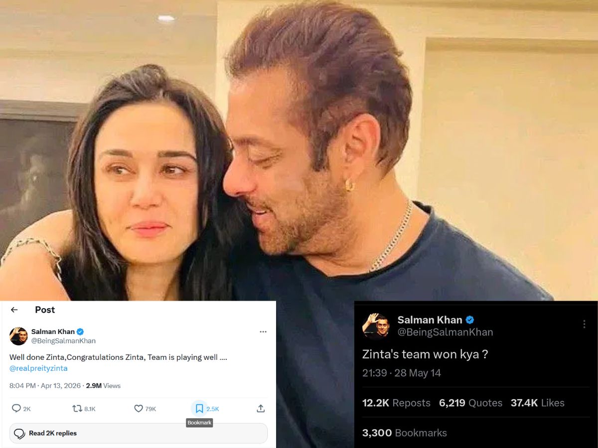 ‘Zinta’s team won kya?…, क्यों वायरल हो रहा है सलमान खान का 12 साल पहले का ट्वीट, प्रीति जिंटा से क्या है नाता?