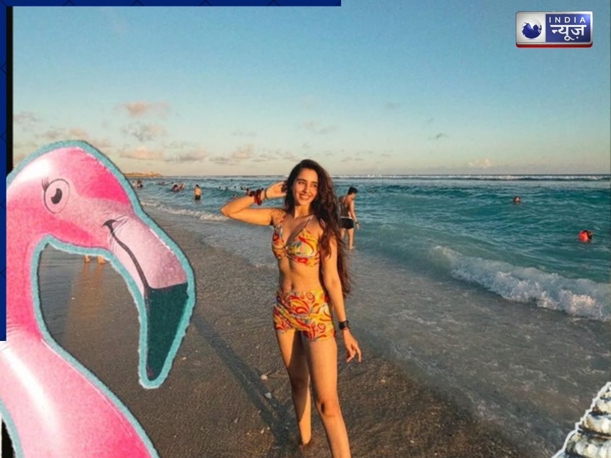 Simrat Kaur's Colorful Bikini Look - Photo Gallery