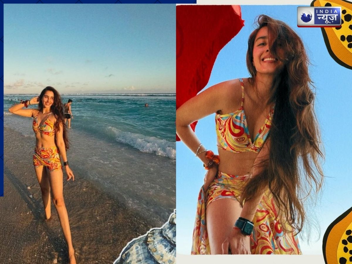 Simrat Kaur's close-up bikini pose - Photo Gallery