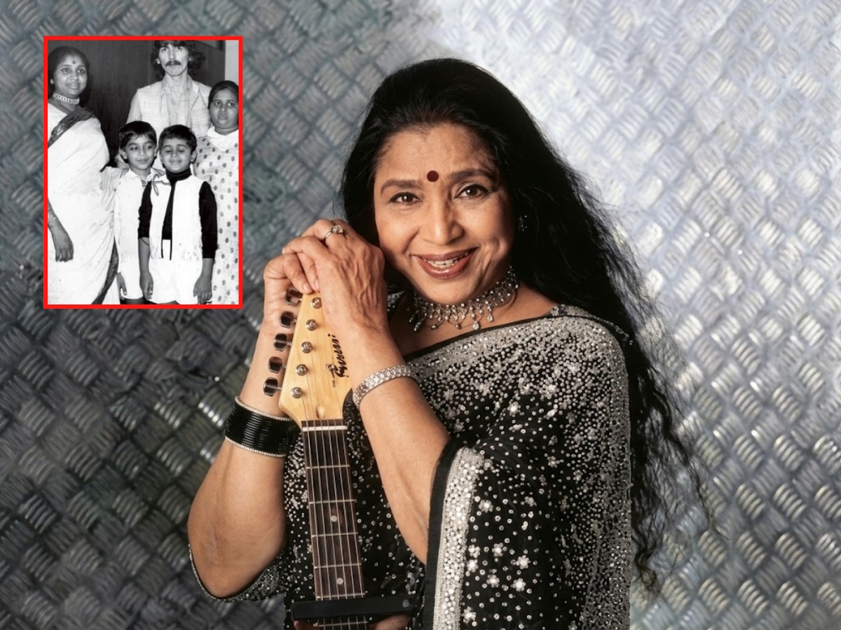 Asha Bhosle Son and Daughter - Photo Gallery