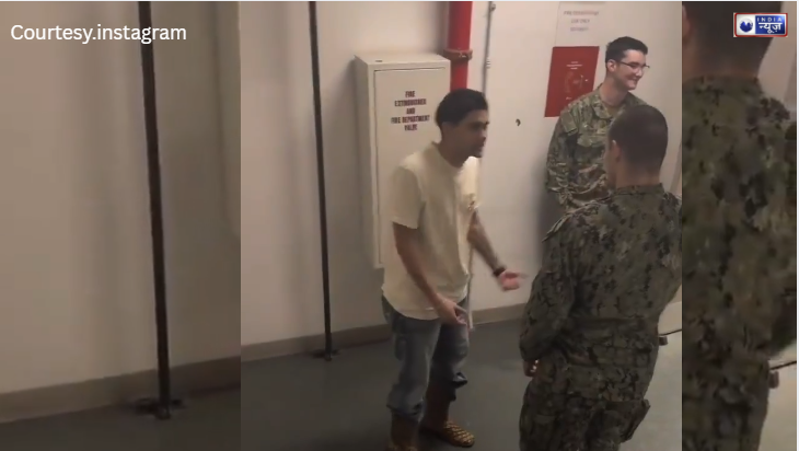 नेवी के जवान को मारने चला था मुक्का, फौजी ने चकमा देकर दिया ऐसा जवाब कि कांप गई रूह, वीडियो वायरल!