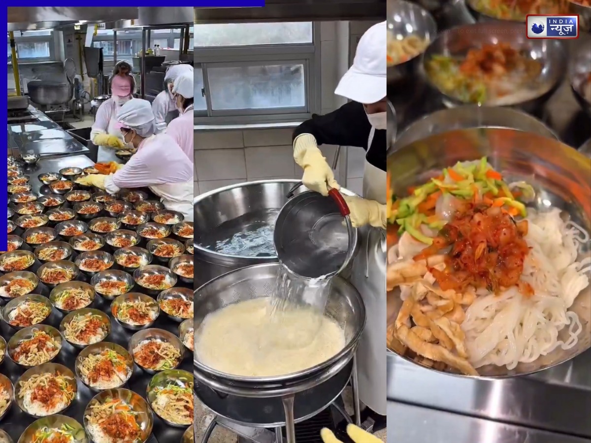 स्कूल नहीं, 5 स्टार की तरह खाना, न्यूट्रिशन से भरपूर है ‘मैजिकल थाली’, देखें वीडियो