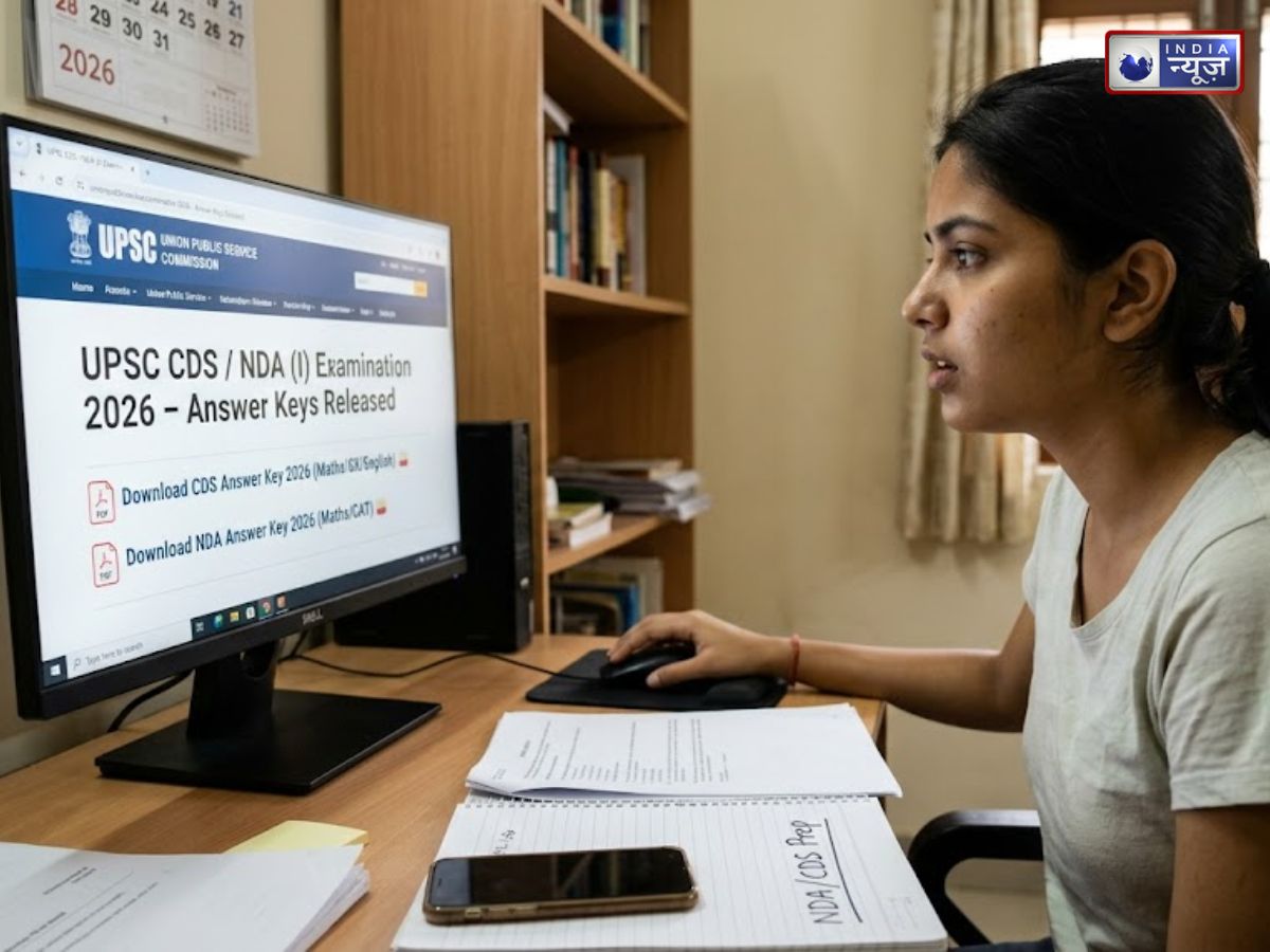 UPSC CDS NDA Answer Key 2026 Released: यूपीएससी सीडीएस एनडीए आंसर की जारी, ये रहा डाउनलोड Link