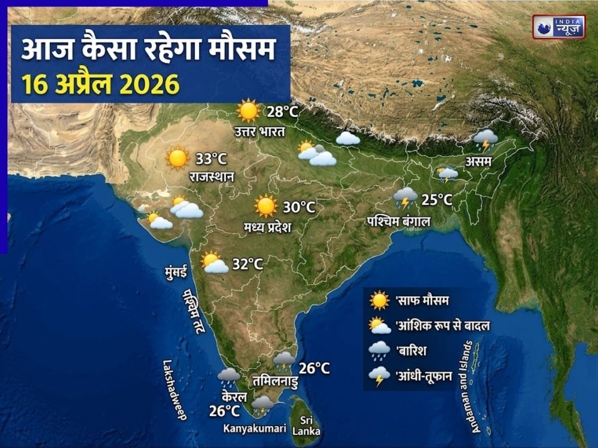 13 राज्यों में बारिश-तूफान का अलर्ट, किन 5 राज्यों में चलेगी लू; जरूरी ना हो तो घर से नहीं निकलें