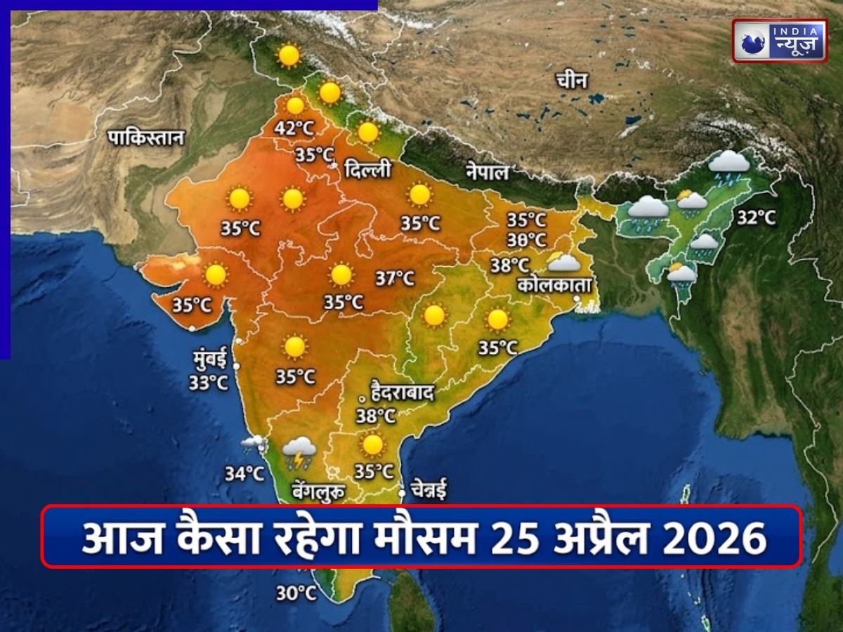 Aaj Ka Mausam: किन 12 राज्यों में होगी बारिश, आएगा आंधी-तूफान भी; कहां कहर बरपाएगी लू-गर्मी