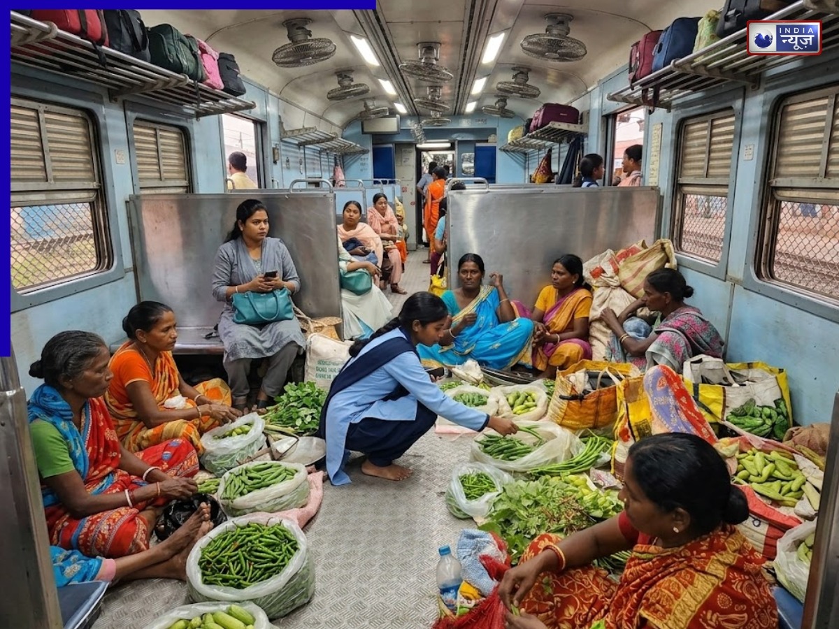 ट्रेन या सब्जी मंडी? कोच के अंदर ही महिलाओं ने लगा दी दुकान, वीडियो वायरल