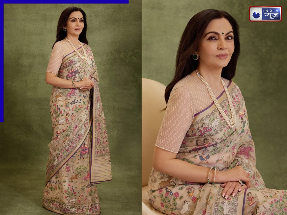 जामदानी में छा गईं नीता अंबानी, पद्मश्री विजेता ने 2 साल में बुनी ये साड़ी, सोशल मीडिया पर वायरल हुआ लुक