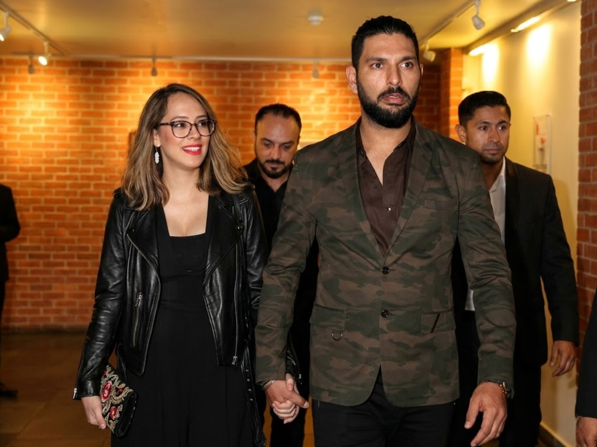 Yuvraj Singh and his wife Hazel Keech - Photo Gallery