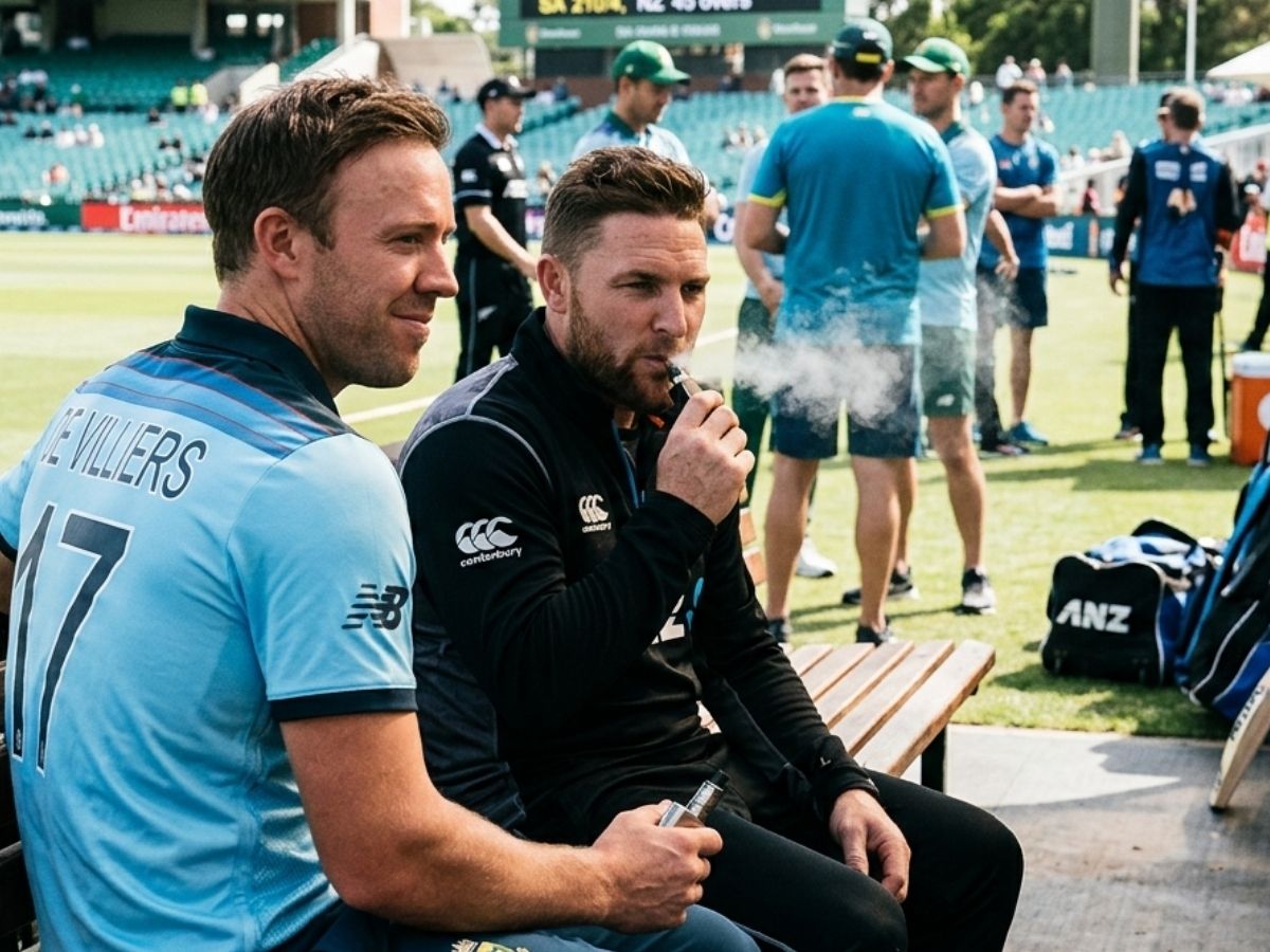 Vaping During Cricket Match: रियान पराग ही नहीं… इन क्रिकेटरों में भी बीच मैच में फूंका सिगरेट, कोहली का दोस्त भी लिस्ट में