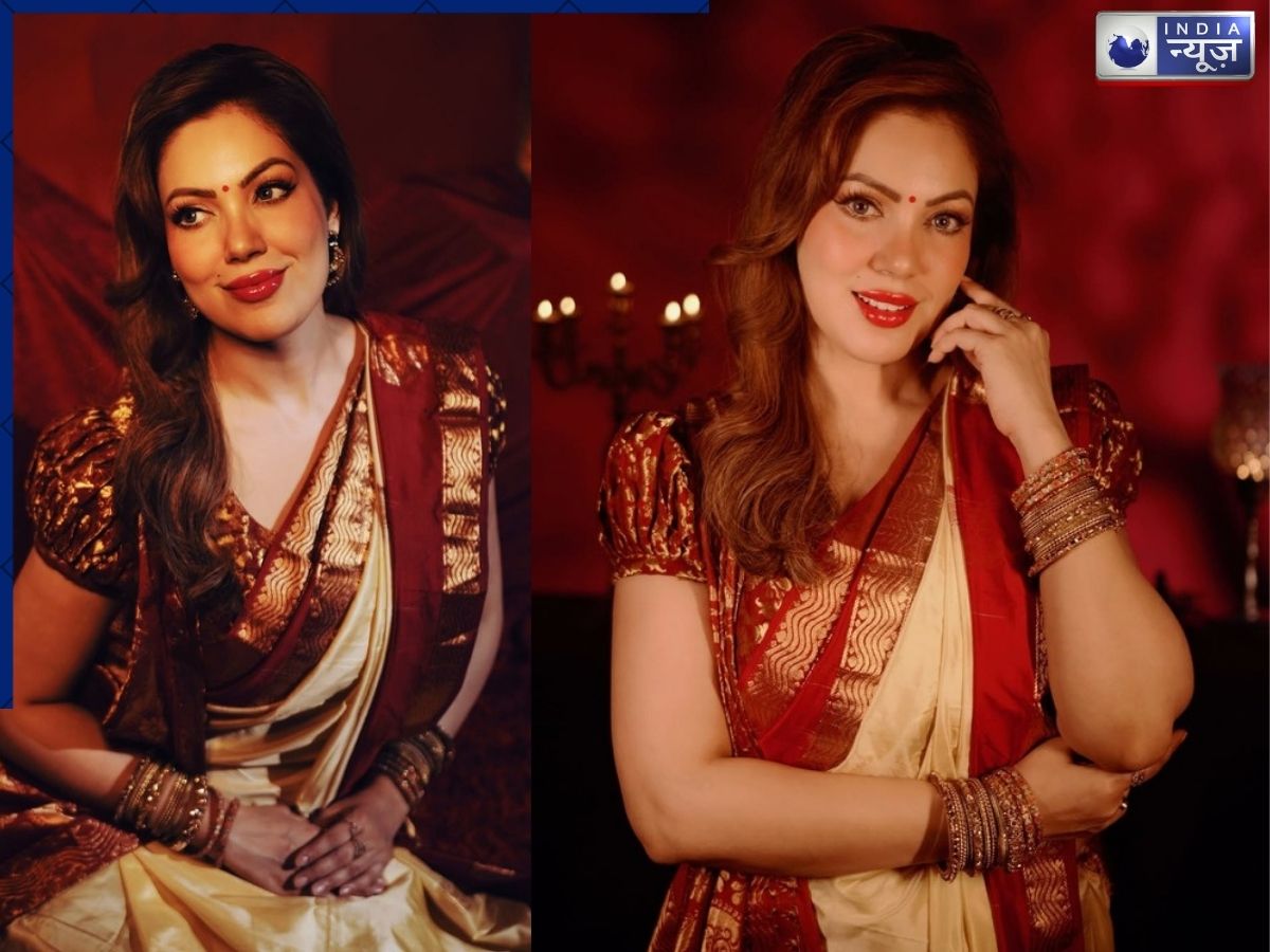 Munmun Dutta's Bengali Saree Color Combination - Photo Gallery