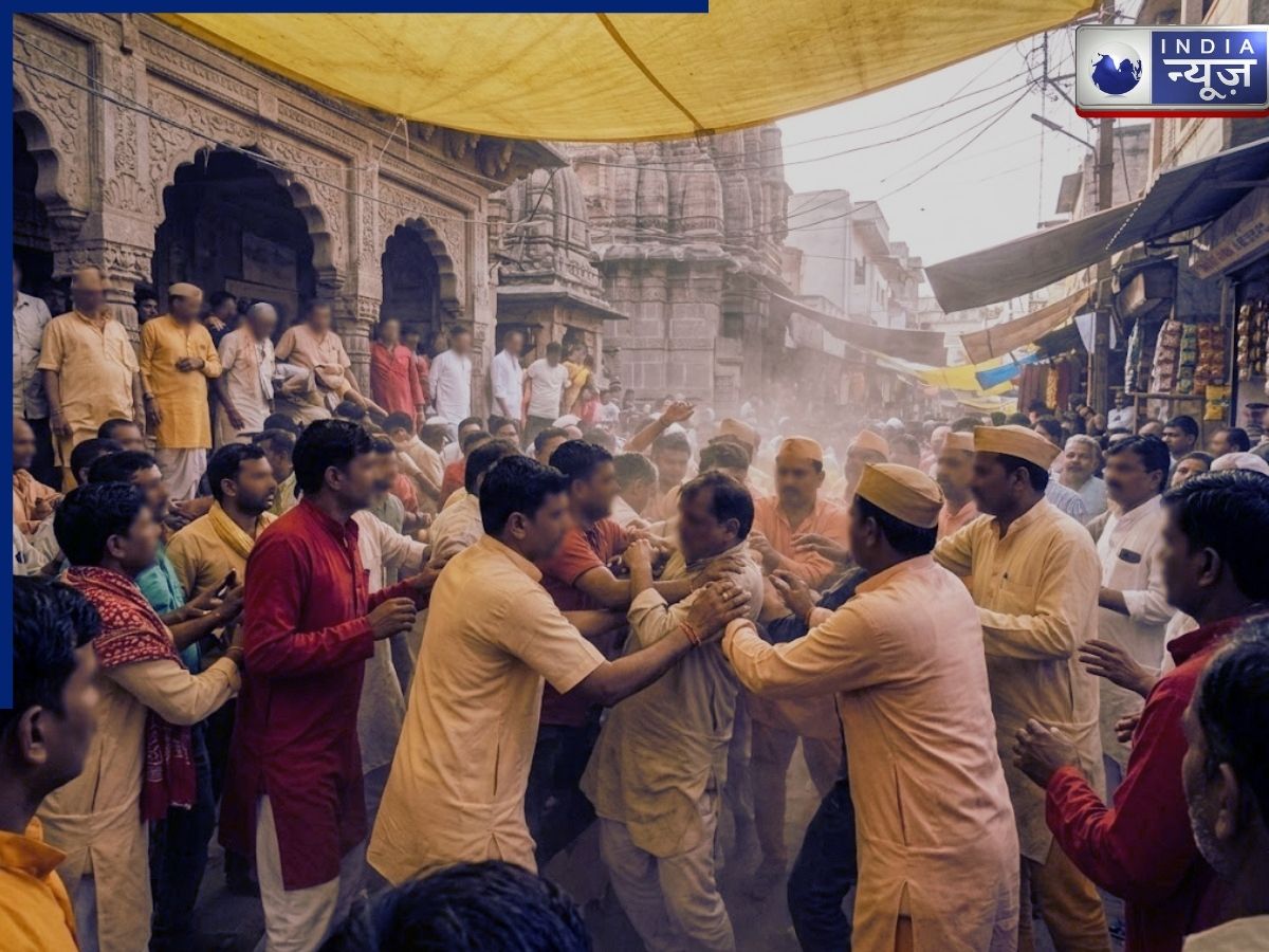 लात-घूंसों के साथ चलीं लाठियां, ओंकारेश्वर मंदिर में मामूली बहस ने श्रद्धालुओं के बीच लिया हिंसक रूप