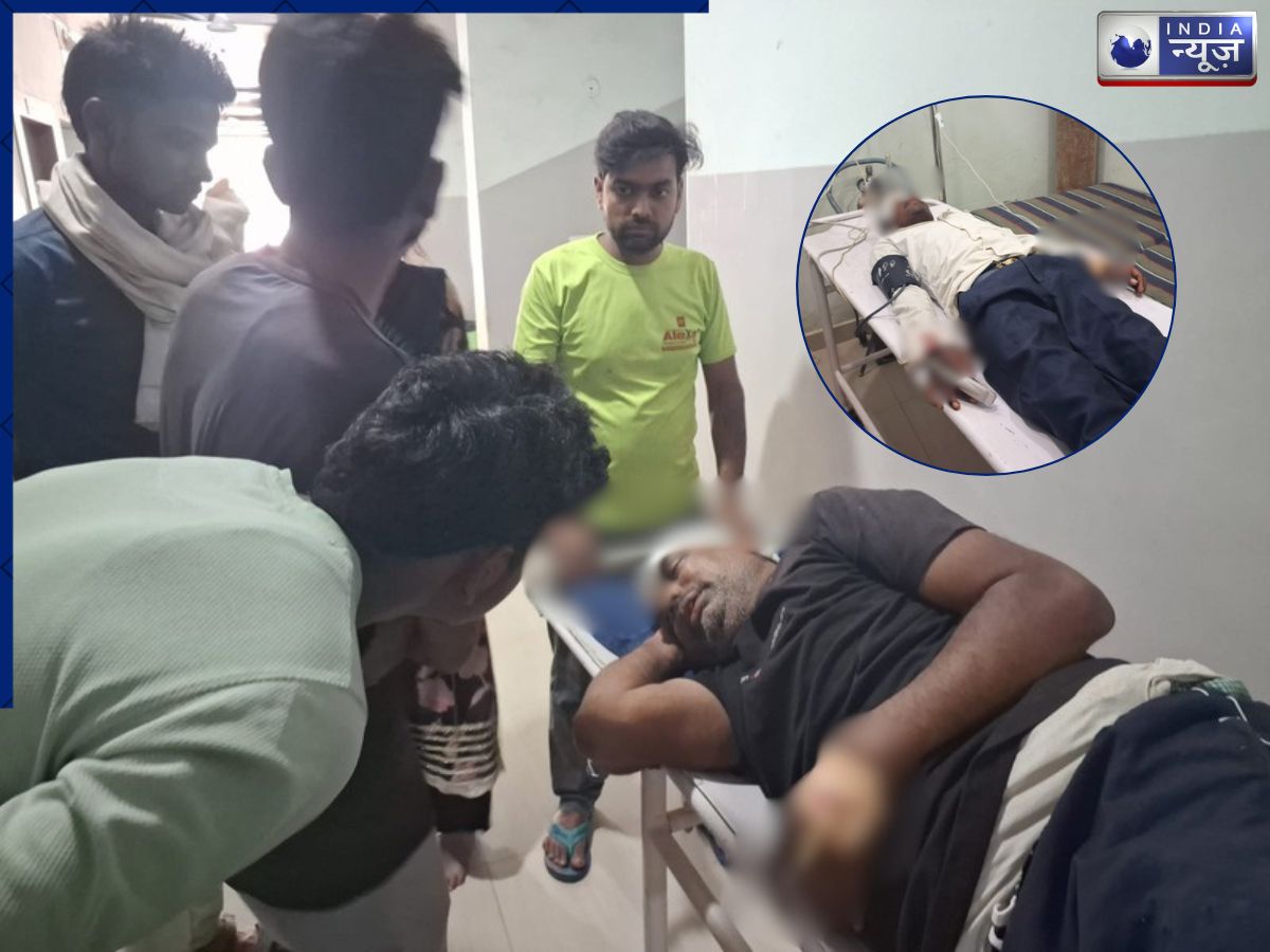 घर की दहलीज पर खड़ा था शख्स, तभी काल बनकर आई बाइक: 4 लोग लहूलुहान; 2 जिंदगी और मौत के बीच!