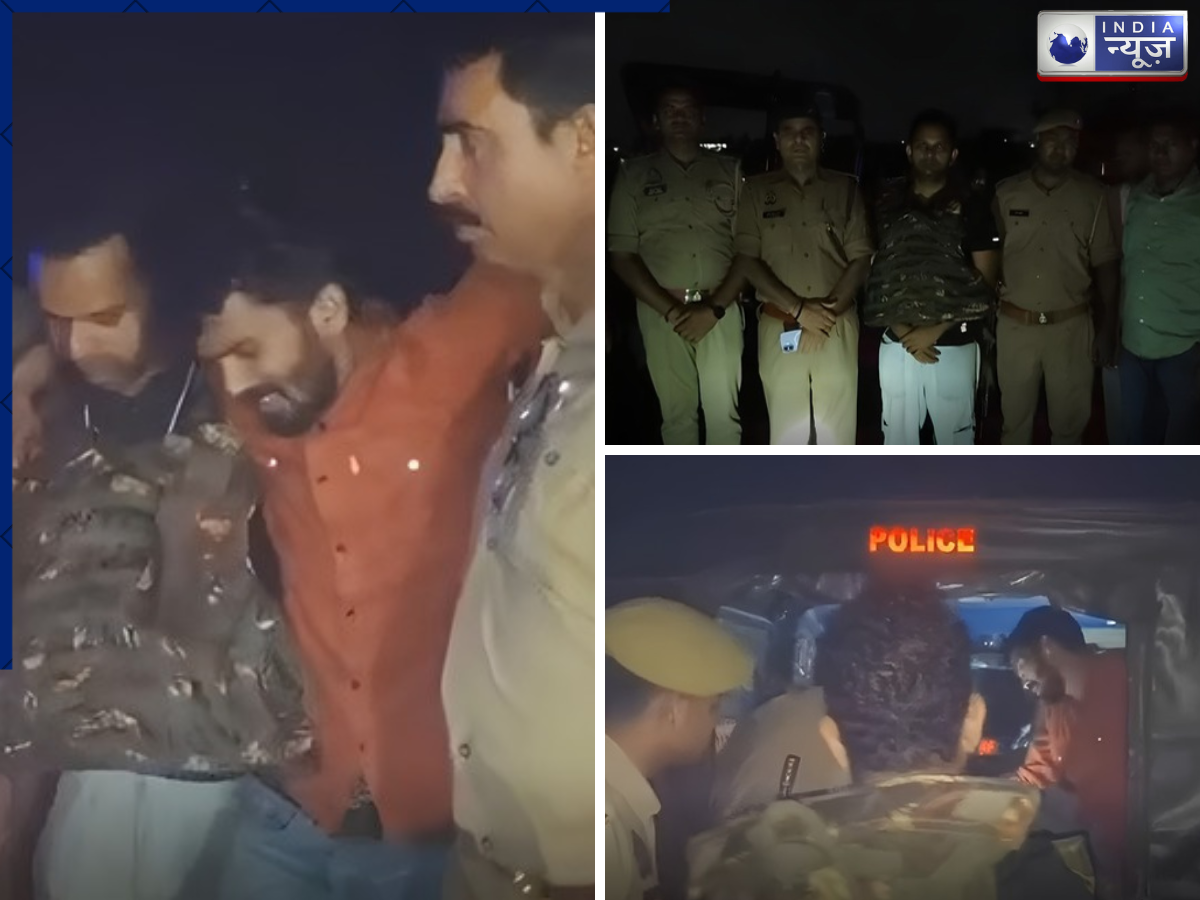 UP Police Half-Encounter: 24 मुकदमों वाला शातिर बदमाश गोली खाकर ही माना, माल जब्त, साथी फरार, पुलिस करेगी इलाज