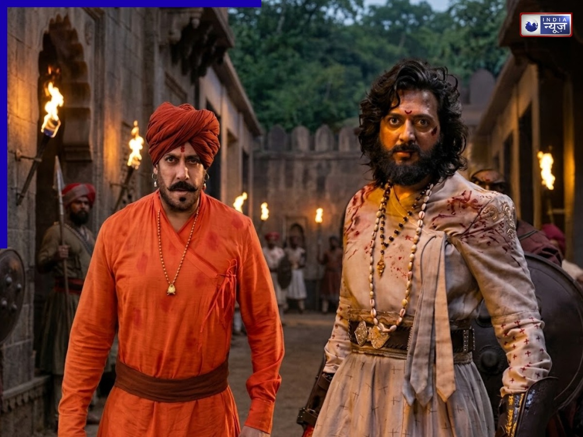 सनातनी अवतार में दिखे सलमान खान, केसरी पगड़ी, केसरी पोशाक; छत्रपति शिवाजी में निभाया खास किरदार
