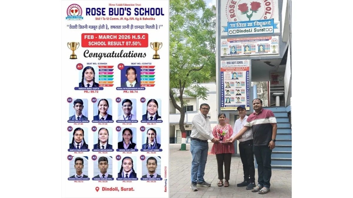 डिंडोली में रोज़ बड्स स्कूल का गौरव