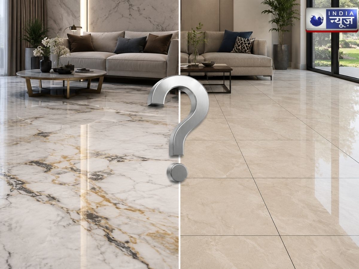 Marble vs Tiles: घर की फ्लोरिंग के लिए क्या है बेहतर? मजबूती और कीमत में कौन ज्यादा किफायती, समझें अंतर