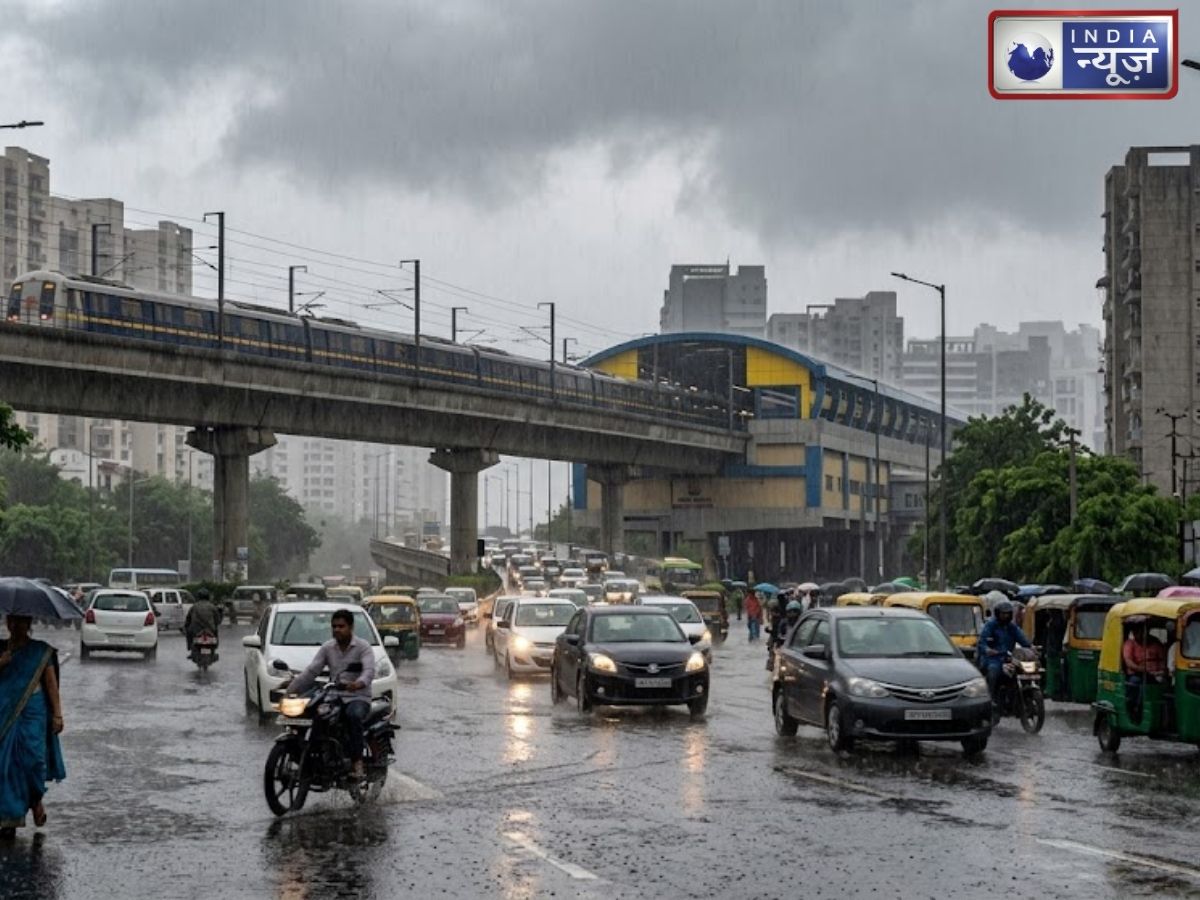 Delhi NCR Weather: नोएडा-गाजियाबाद में फिर एक्टिव हुआ मानसून, भारी बारिश का अलर्ट; IMD ने जारी किया अपडेट