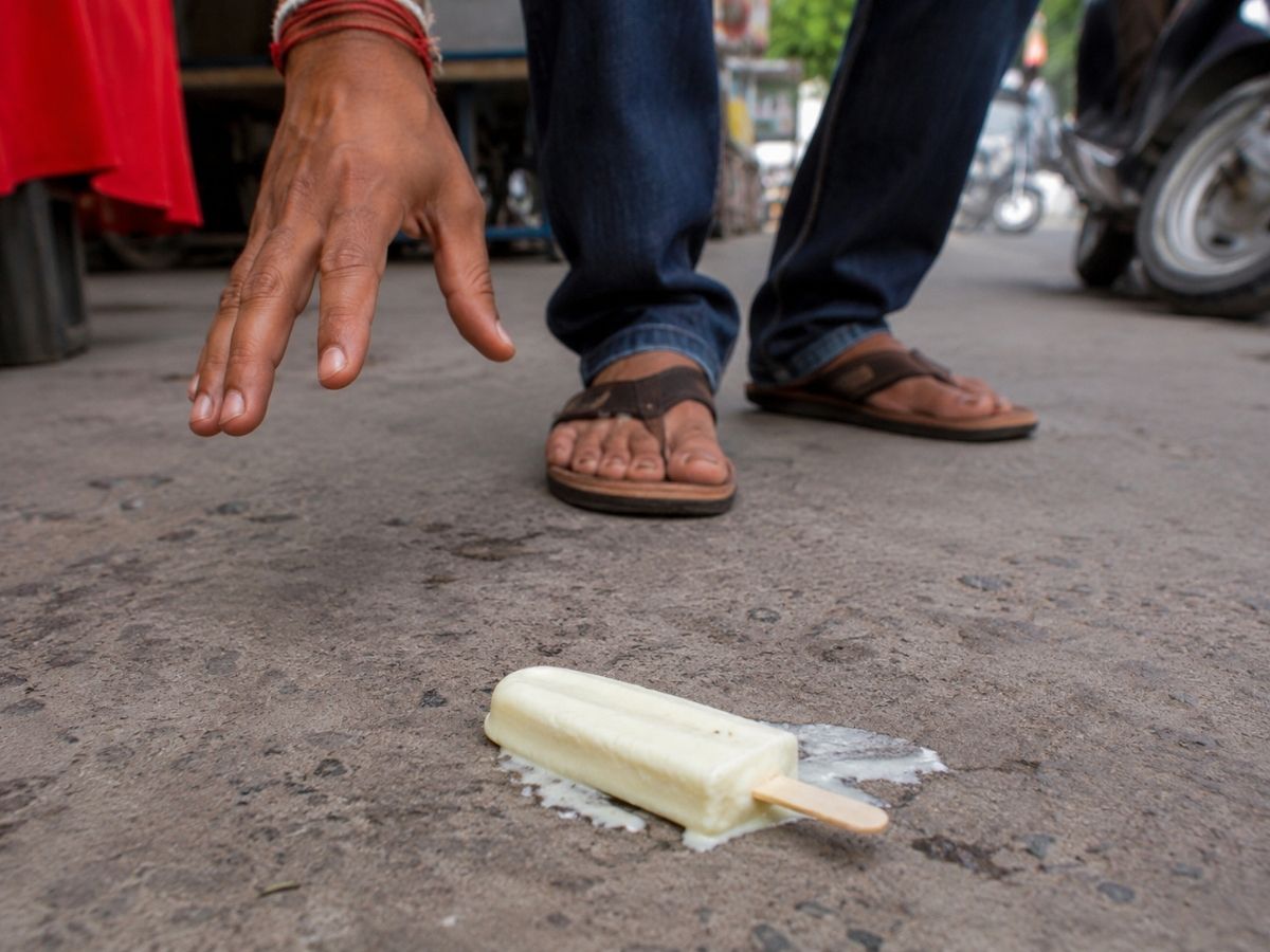 कुल्फी की छोटी डंडी बनी बड़ा बवाल! हाथ से फिसली आइसक्रीम तो ग्राहक ने सीधे सीएम पोर्टल पर कर दी शिकायत