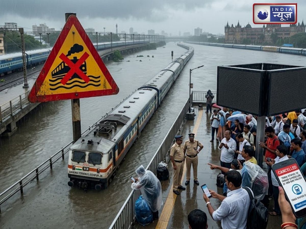 मुंबई जाने वालों के लिए बड़ी खबर! 24 ट्रेनें कैंसिल, 21 बीच रास्ते रोकी गईं; सफर से पहले चेक करें ट्रेन स्टेटस