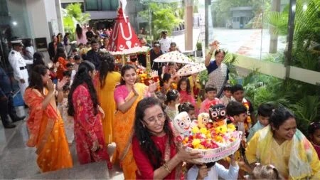रथयात्रा उत्सव से रूबरू हुए नन्हे गोयनकन्स, भारतीय संस्कृति का मिला संदेश