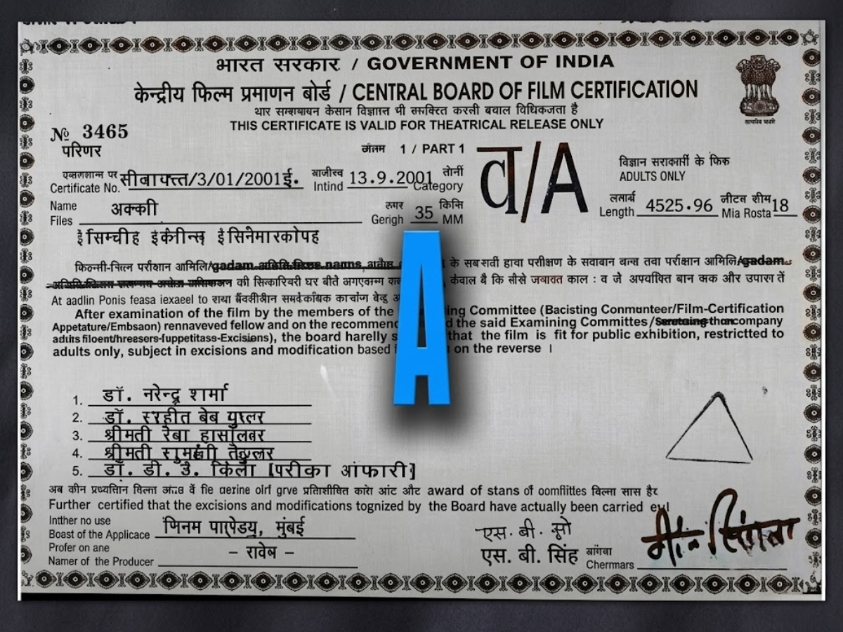 A certificate - Photo Gallery