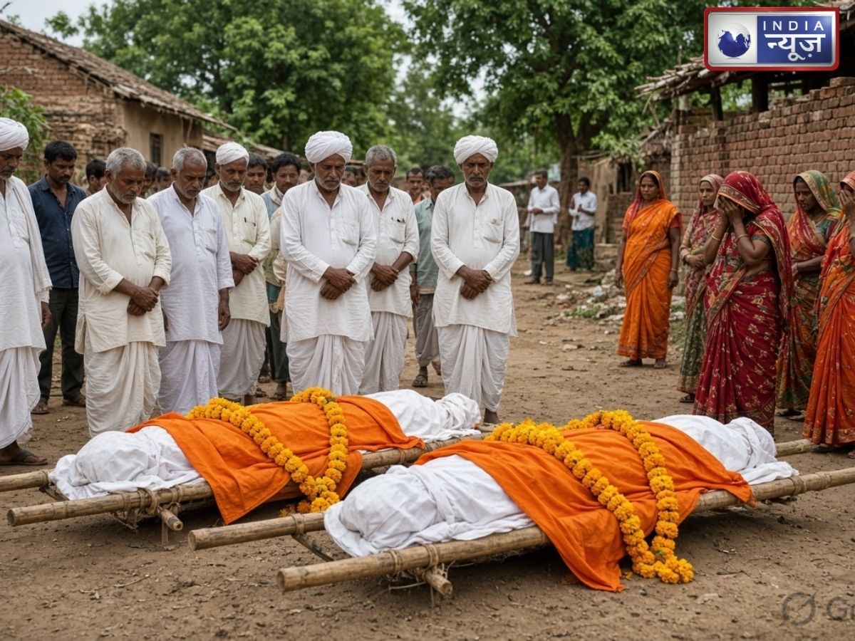 पति की अर्थी को कंधा देकर सिर्फ 50 मीटर चली पत्नी, फिर खुद भी तोड़ दिया दम…एक साथ उठीं दो अर्थियां