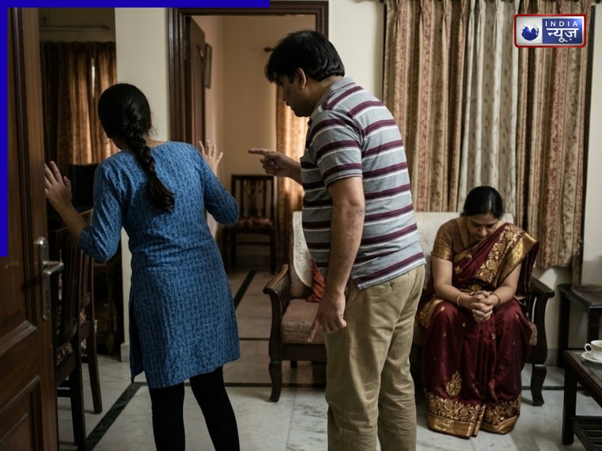घर में झगड़ा कर रहा था पिता, बेटी ने की रोकने की कोशिश, तो हुई गुस्से का शिकार