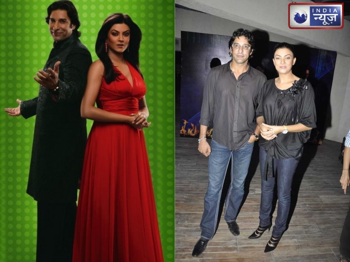 Wasim Akram and Sushmita Sen - Photo Gallery