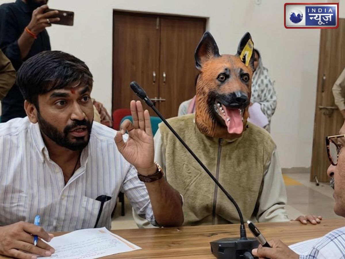 कुत्ता बना शख्स…सीधा पहुंचा कलेक्ट्रेट के ऑफिस, देखते ही अफसरों की भीड़ लग गई; वजह जानकर रह जाएंगे हैरान