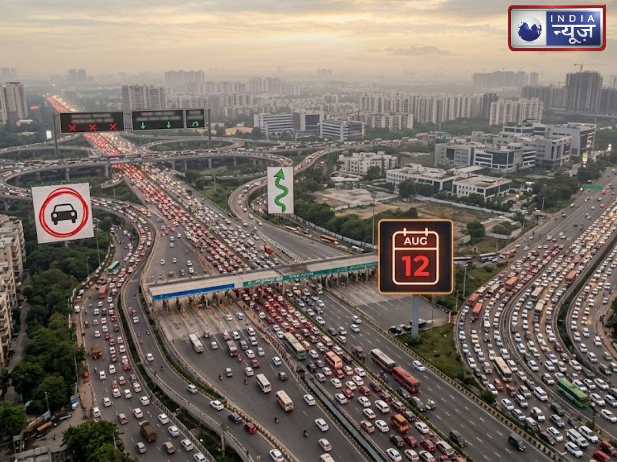 Delhi Traffic Advisory: दिल्ली से नोएडा-फरीदाबाद जाने वालों के लिए जरूरी खबर, 12 अगस्त तक इन रास्तों से बचने की सलाह