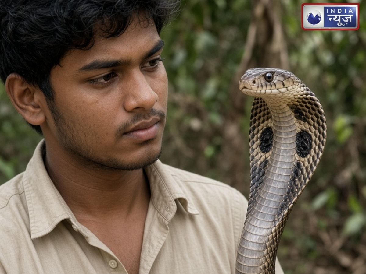 कोबरा के डसने पर युवक ने सांप को ही चबा डाला, तूने मुझे काटा, मैंने तुझे काटा! अस्पताल पहुंचा