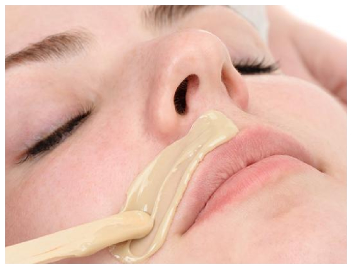 Apply a thick layer on the hairy area - Photo Gallery