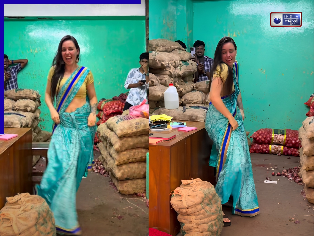करीना कपूर के गाने पर ‘गोरी मेम’ ने लगाए ठुमके, देसी अंदाज ने जीता लोगों का दिल, देखें वीडियो