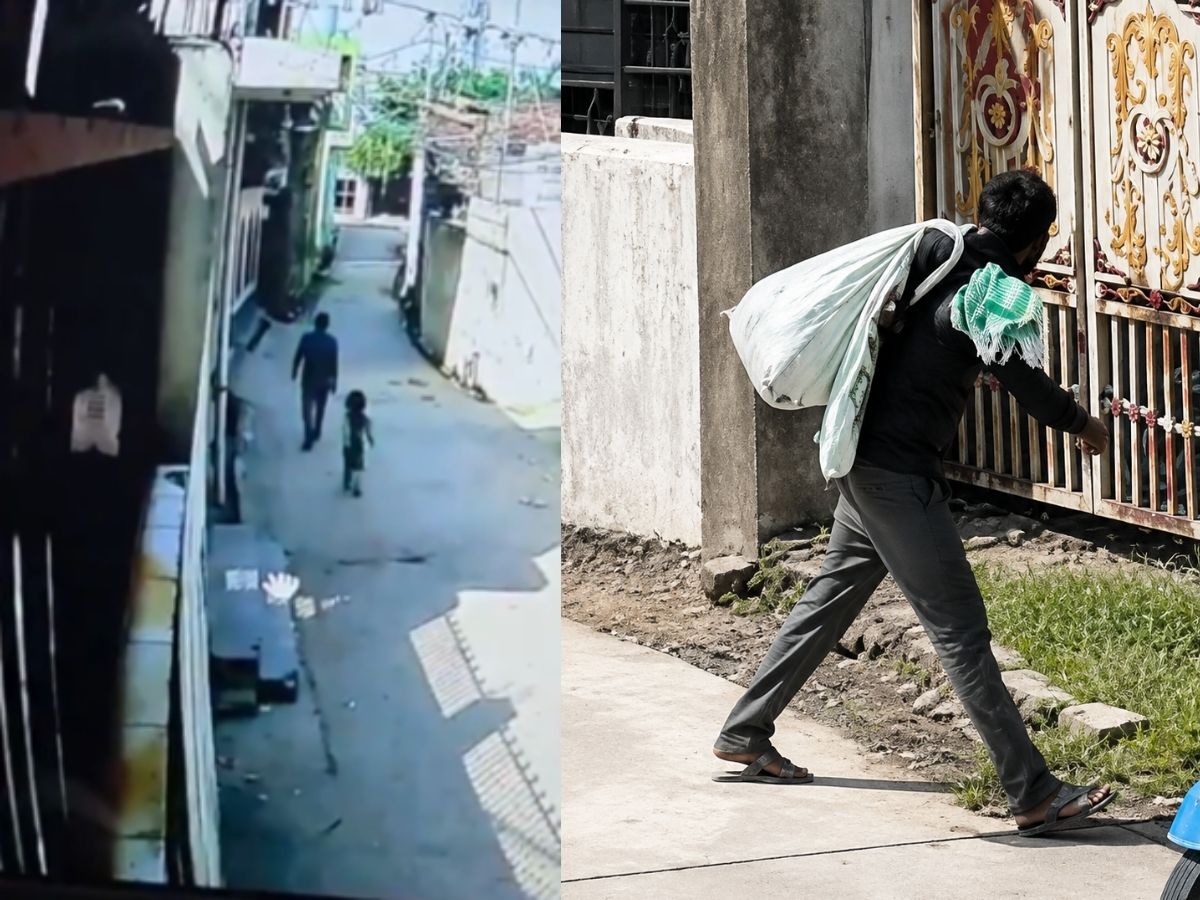 6 साल की बच्ची को पहले बहलाया-फुसलाया, फिर घर ले जाकर हत्या, बोरी में शव ले जाते Video Viral