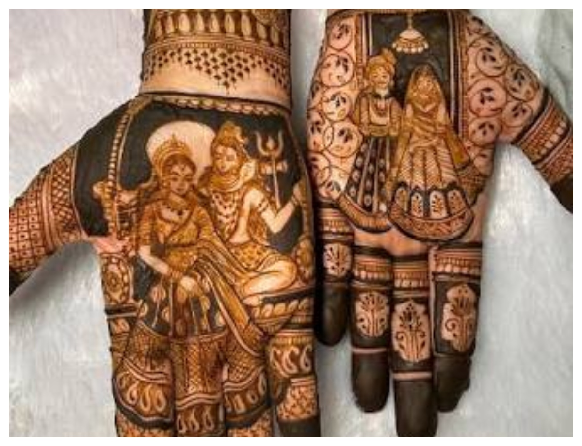 Shiva-Parvati Mehndi - Photo Gallery