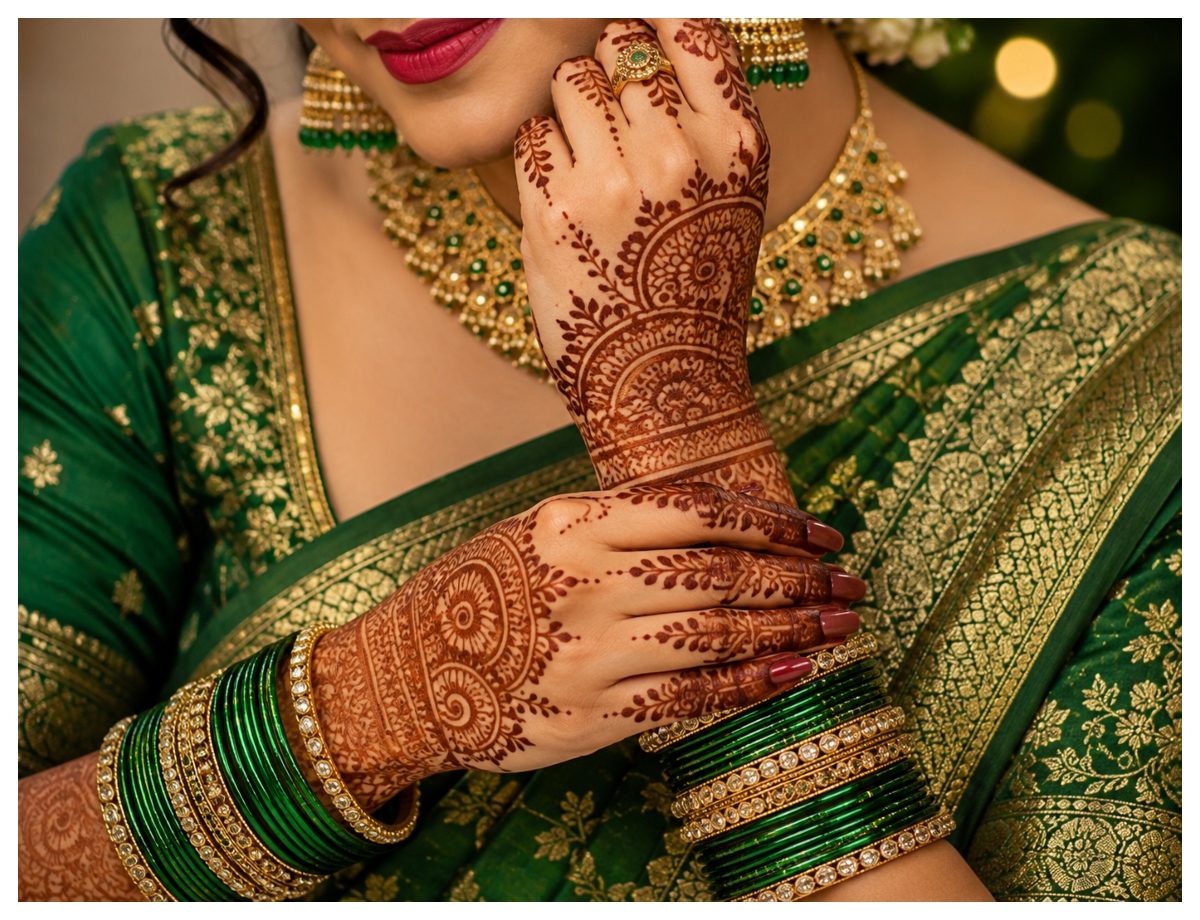Create beautiful mehndi on Hariyali Teej - Photo Gallery